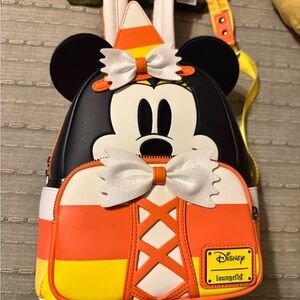 Disney Loungefly Minnie Mouse Candy Corn Backpack